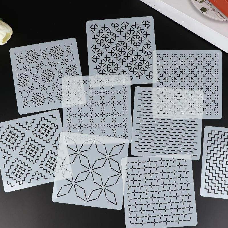 9/32 szt. Szablony do haftu Sa – Embroidery Tools recenzja i cena